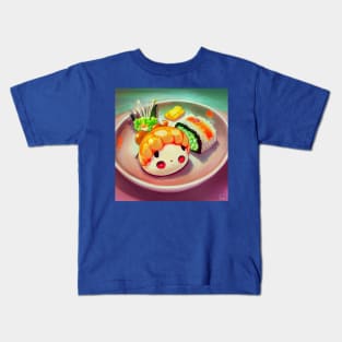 Kawaii Anime Sushi Kids T-Shirt